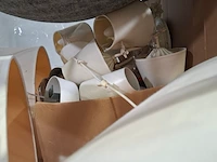 Partij diverse hanglampen en lampenkappen, o.a lnd design - afbeelding 9 van  10