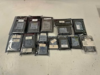 Partij diverse harde schijven (14x) - afbeelding 1 van  7