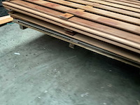 Partij diverse hardhout tuinschermen 180x180 cm - afbeelding 9 van  13