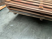 Partij diverse hardhout tuinschermen 180x180 cm - afbeelding 10 van  13