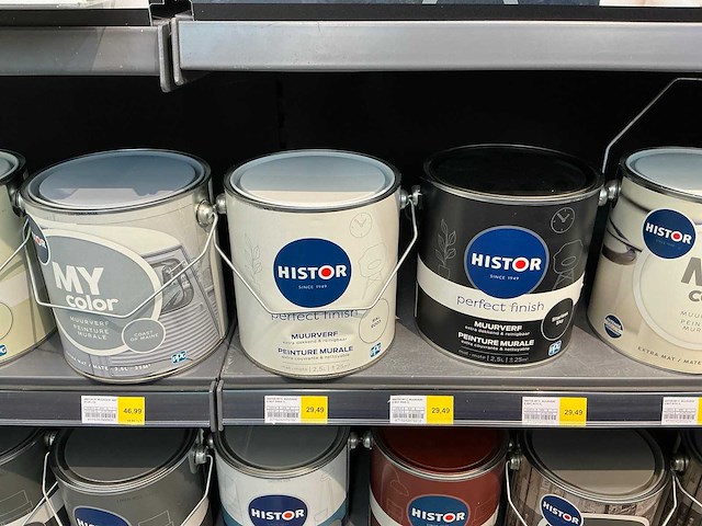Partij diverse histor muurverf&voorstrijk (33x) - afbeelding 4 van  11