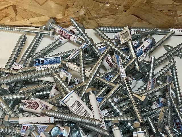 Partij diverse houtdraaibouten (300x) - afbeelding 6 van  7