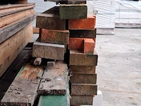 Partij diverse houten planken en balken - afbeelding 6 van  11