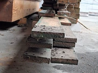 Partij diverse houten planken en balken - afbeelding 7 van  11