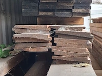 Partij diverse houten planken en balken - afbeelding 10 van  11