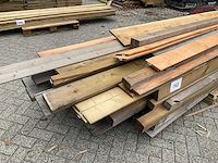 Partij diverse houten planken/balken - afbeelding 6 van  12