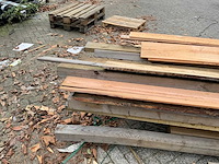 Partij diverse houten planken/balken - afbeelding 12 van  12