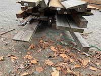 Partij diverse houten planken/balken - afbeelding 3 van  10