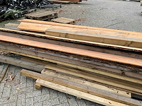 Partij diverse houten planken/balken - afbeelding 8 van  10