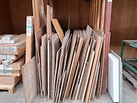 Partij diverse houtplaten