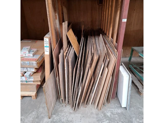 Partij diverse houtplaten - afbeelding 2 van  3