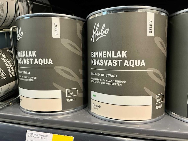 Partij diverse hubo betonverf/buitenlak/ijzermenie/binnenlak/grondverf/interieurlak (91x) - afbeelding 12 van  26