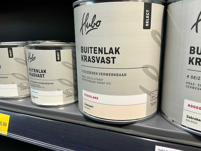 Partij diverse hubo betonverf/buitenlak/ijzermenie/binnenlak/grondverf/interieurlak (91x) - afbeelding 23 van  26