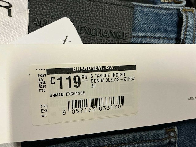 Partij diverse hugo boss/calvin klein/armani exchange/tommy jeans heren broeken (22x) - afbeelding 4 van  19