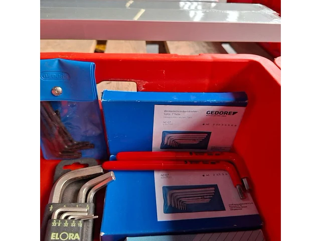 Partij diverse inbussleutels o.a. gedore, bahco - afbeelding 5 van  10