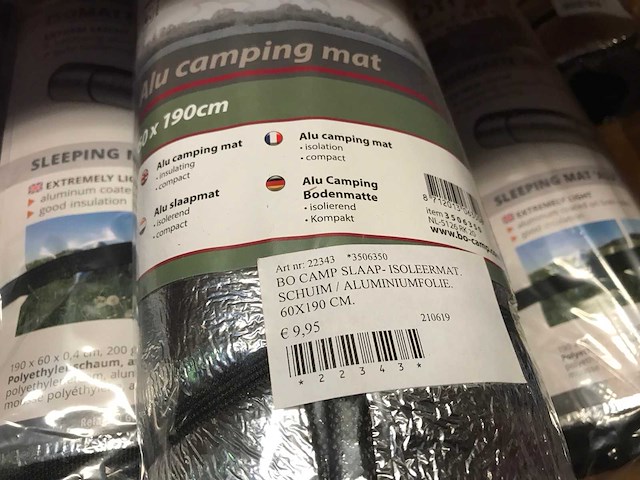 Partij diverse isolatie slaapmatten (20x) - afbeelding 2 van  10