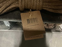 Partij diverse jute touw/seagrass twisted/raw kordels/overige (108x) - afbeelding 12 van  16