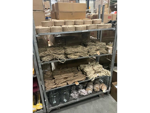 Partij diverse jute touw/seagrass twisted/raw kordels/overige (108x) - afbeelding 2 van  16