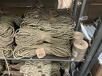 Partij diverse jute touw/seagrass twisted/raw kordels/overige (108x) - afbeelding 6 van  16
