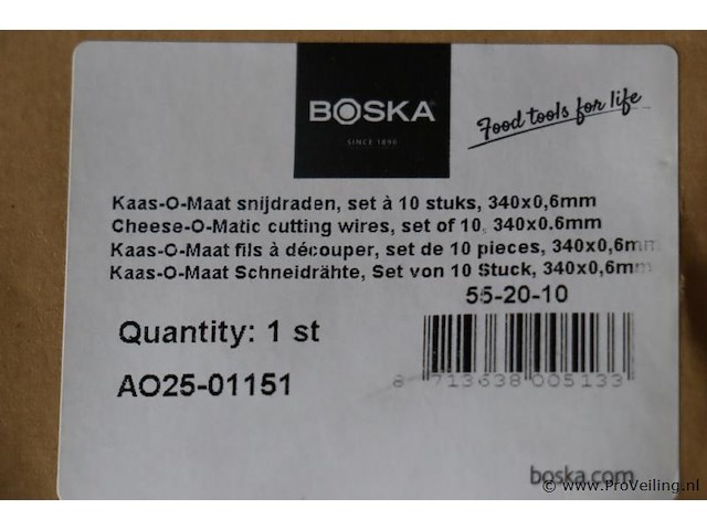 Partij diverse kaas snij-onderdelen o.a. boska cheese-o-matic snijdraden voor kaassnijmachine - afbeelding 7 van  13