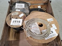 Partij diverse kabel op houten haspel - afbeelding 2 van  7