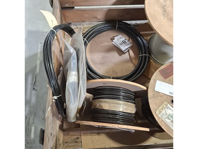 Partij diverse kabel op houten haspel - afbeelding 7 van  7