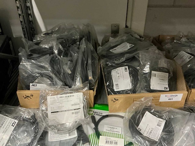 Partij diverse kabels (174x) - afbeelding 2 van  9