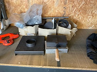 Partij diverse kachel onderdelen - afbeelding 1 van  5