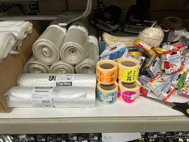 Partij diverse kantoor/winkel benodigdheden - afbeelding 5 van  7