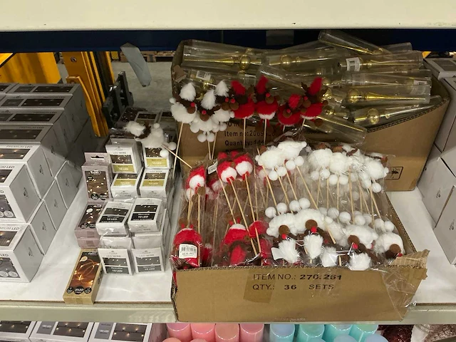 Partij diverse kerst accessoires (282x) - afbeelding 1 van  10