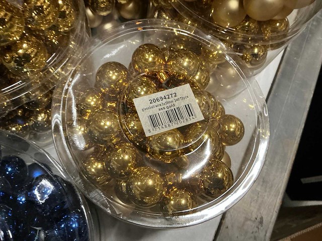 Partij diverse kerstballen (145 verpakkingen) - afbeelding 7 van  31