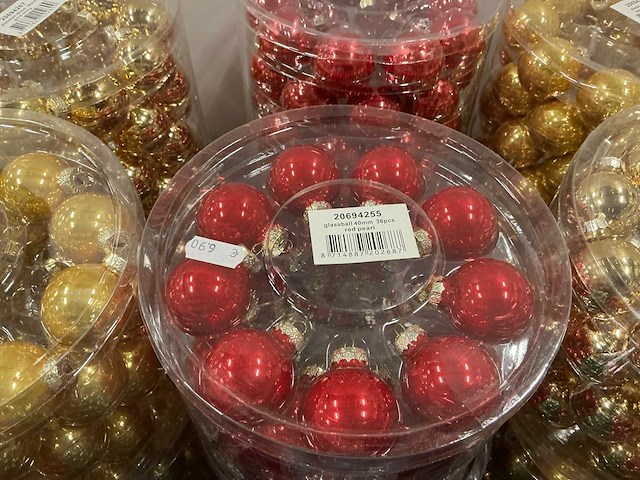 Partij diverse kerstballen (145 verpakkingen) - afbeelding 23 van  31