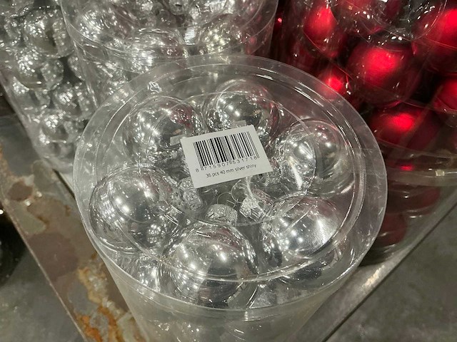 Partij diverse kerstballen (145 verpakkingen) - afbeelding 24 van  31