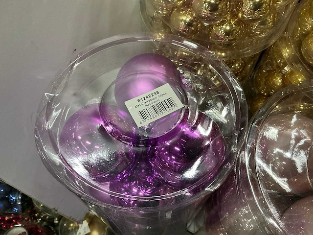 Partij diverse kerstballen (145 verpakkingen) - afbeelding 26 van  31