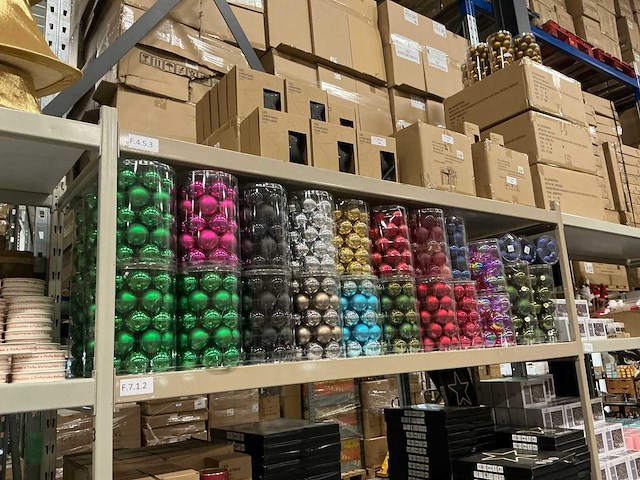 Partij diverse kerstballen (63 verpakkingen) - afbeelding 1 van  8