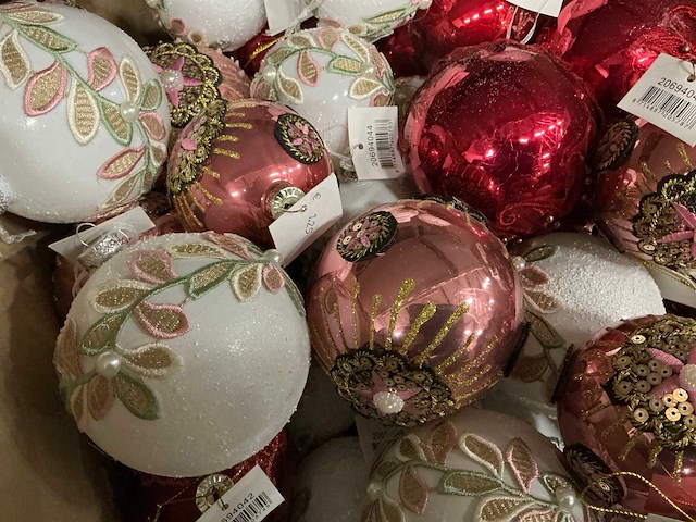 Partij diverse kerstballen (70x) - afbeelding 2 van  9