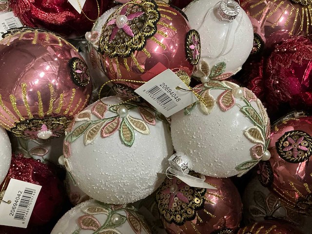 Partij diverse kerstballen (70x) - afbeelding 5 van  9