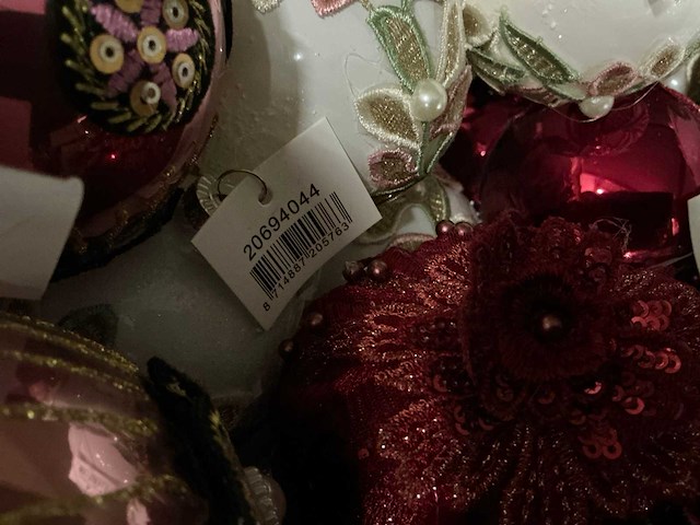 Partij diverse kerstballen (70x) - afbeelding 6 van  9