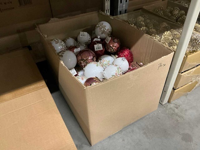 Partij diverse kerstballen (70x) - afbeelding 9 van  9