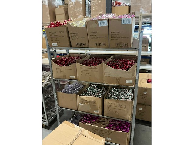 Partij diverse kerstballen op stok/pieken (4500x) - afbeelding 2 van  9