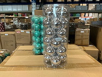 Partij diverse kerstballen unbreakable&seamless 24/tube (96 tubes) - afbeelding 8 van  11