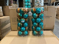 Partij diverse kerstballen unbreakable&seamless 24/tube (96 tubes) - afbeelding 2 van  7