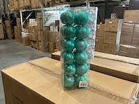 Partij diverse kerstballen unbreakable&seamless 24/tube (96 tubes) - afbeelding 7 van  7