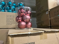 Partij diverse kerstballen unbreakable&seamless d10cm 9/tube (50 tubes) - afbeelding 3 van  3