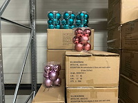 Partij diverse kerstballen unbreakable&seamless d10cm 9/tube (50 tubes) - afbeelding 2 van  7
