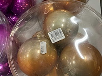 Partij diverse kerstballen unbreakable&seamless d10cm 9/tube (66 tubes) - afbeelding 6 van  11