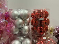 Partij diverse kerstballen unbreakable&seamless d10cm 9/tube (66 tubes) - afbeelding 10 van  11