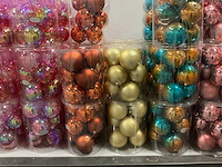 Partij diverse kerstballen unbreakable&seamless d10cm 9/tube (77 tubes) - afbeelding 10 van  15