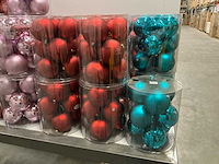 Partij diverse kerstballen unbreakable&seamless d10cm 9/tube (77 tubes) - afbeelding 3 van  11