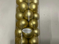 Partij diverse kerstballen unbreakable&seamless d5cm 30/tube (103 tubes) - afbeelding 6 van  11